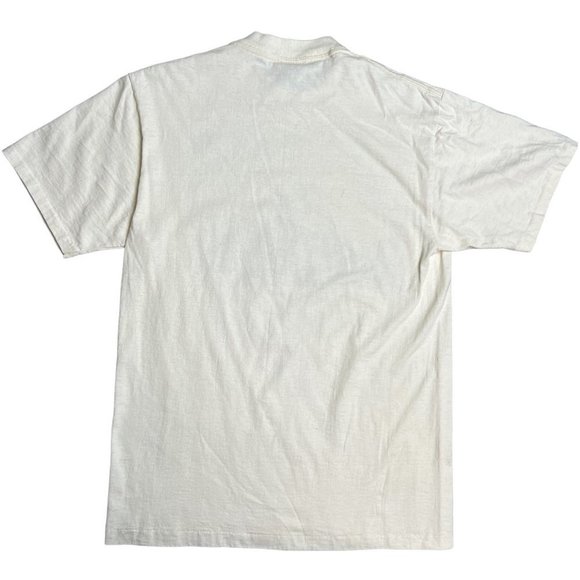 VINTAGE 90s Amelia Earhart Women Fly T-Shirt 1992 Single Stitch Size Medium - Picture 2 of 8